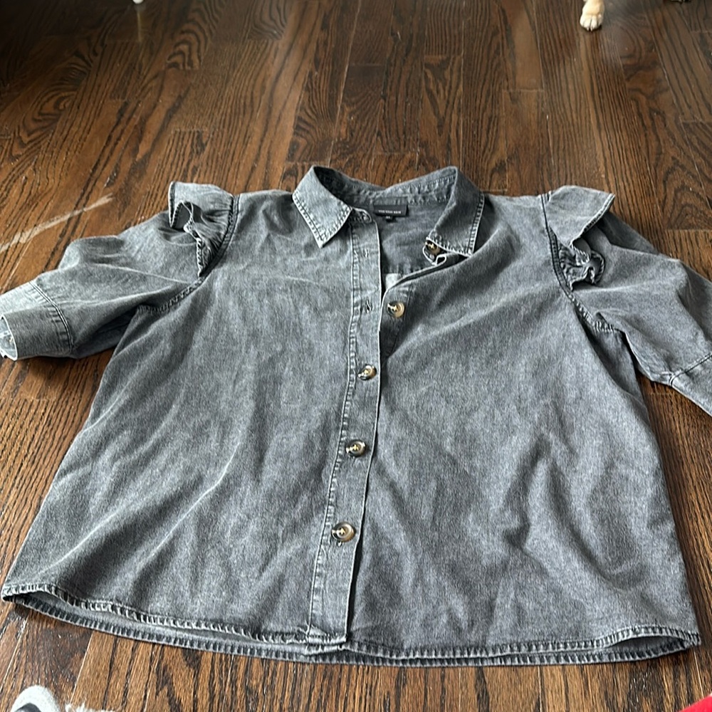 Never worn denim blouse